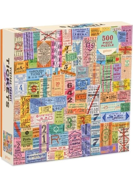 Eski Seyahat Biletleri Puzzle