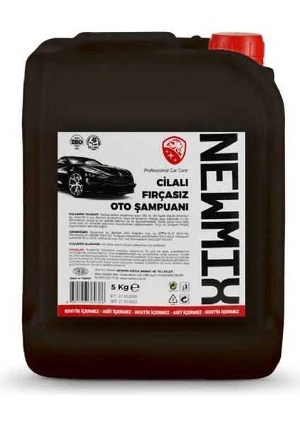 Cilalı Fırçasız Oto Şampuanı 5KG