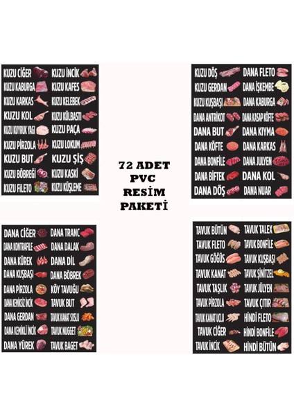 Makaralı Kaseti Pvc Kasap Resim Paketi fiyatları