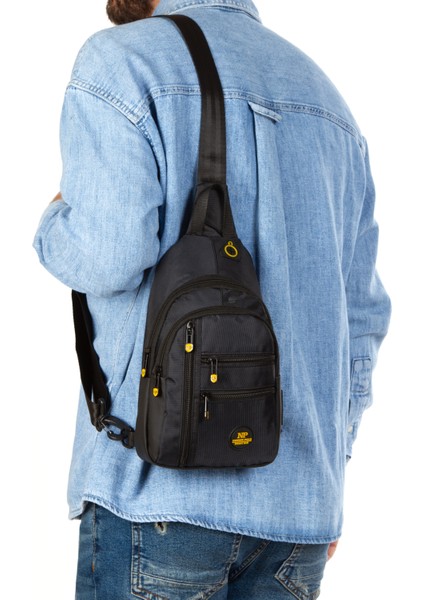 Unisex Su Geçirmez Kulaklık USB Çıkışlı Çapraz Askılı Çanta Bel Omuz ve Göğüs Çanta Günlük Bodybag modelleri