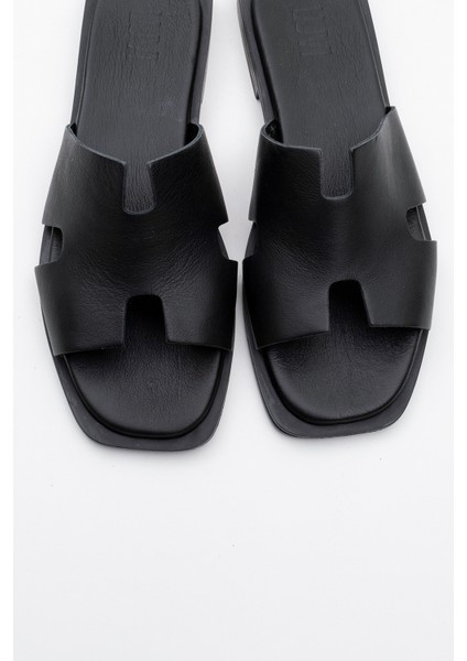 Handy Siyah Cilt Hakiki Deri Kadın Terlik fiyatları