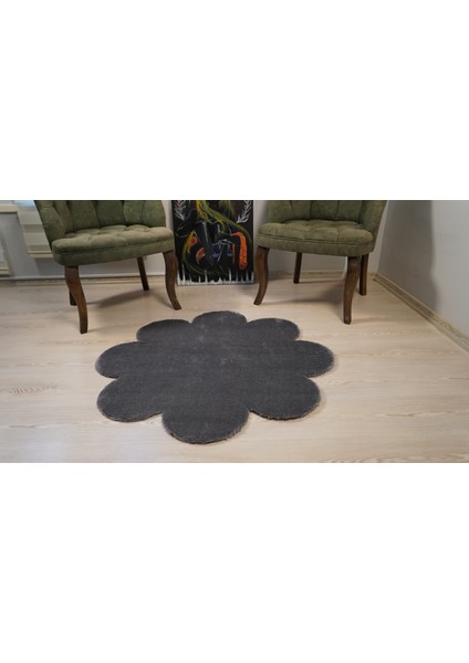 2'li Koyu Gri Banyo Halısı Yumuşak Post Peluş Klozet Takımı Makinede YIKANABILIR(60X60 ve 80X80) fiyatları