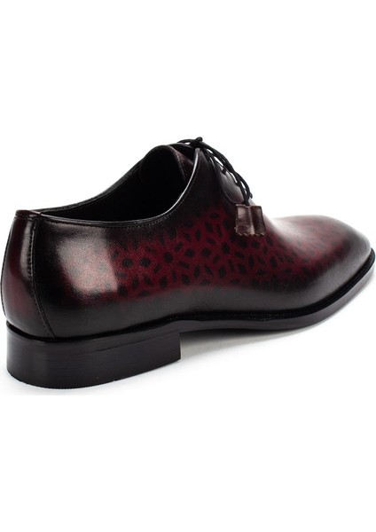 Erkek Bordo Bağcıklı Deri Klasik Ayakkabı indirimleri