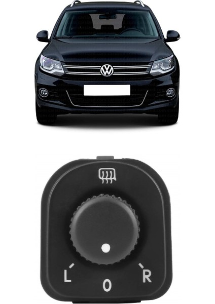 Vw Volkswagen Tiguan 2012-2015 Uyumlu Dış Dikiz Ayna Ayar Kumanda Düğmesi 1K0959565H