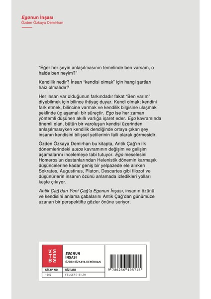 Egonun İnşası - Özden Özkaya Demirhan fiyatları