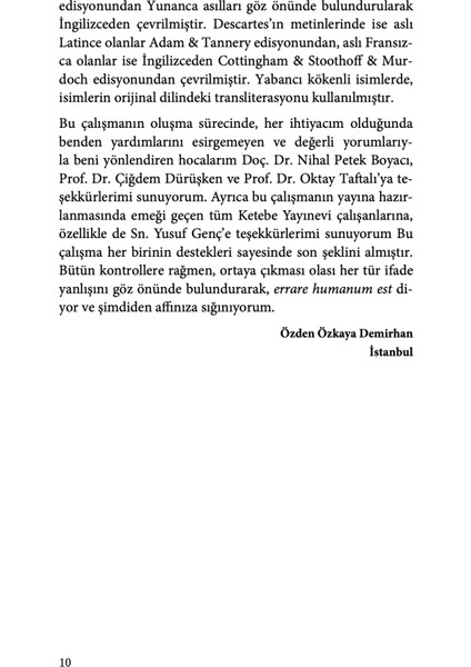 Egonun İnşası - Özden Özkaya Demirhan