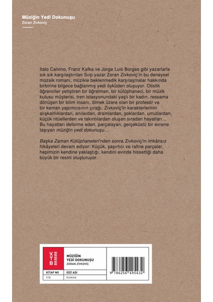 Müziğin Yedi Dokunuşu - Zoran Zivkovic fiyatları