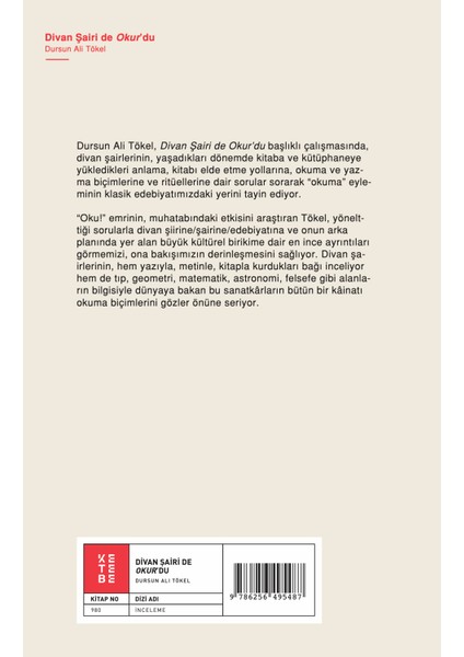 Divan Şairi de Okur’du - Dursun Ali Tökel fiyatları