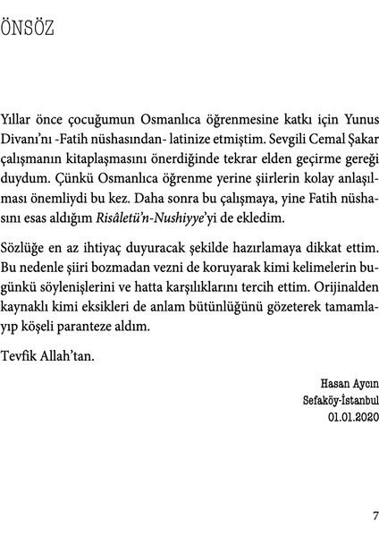 Risâletü’n-Nushiyye ve Divan - Yunus Emre fırsatları