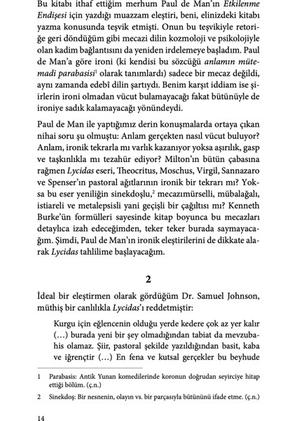 Yanlış Okuma Haritası - Harold Bloom