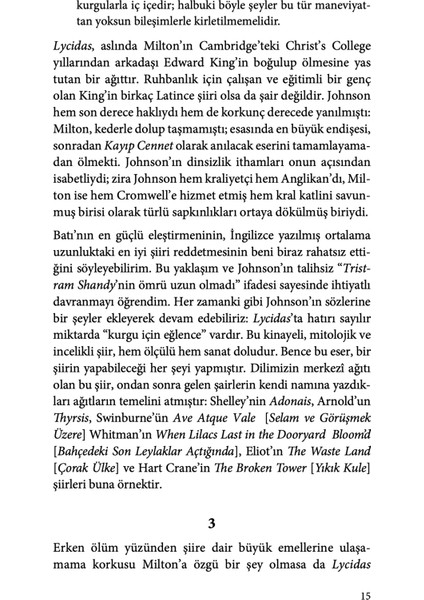 Yanlış Okuma Haritası - Harold Bloom