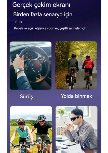Bluetooth Kablosuz Kulaklıklı Şık Gözlük Akıllı Gözlük fırsatları