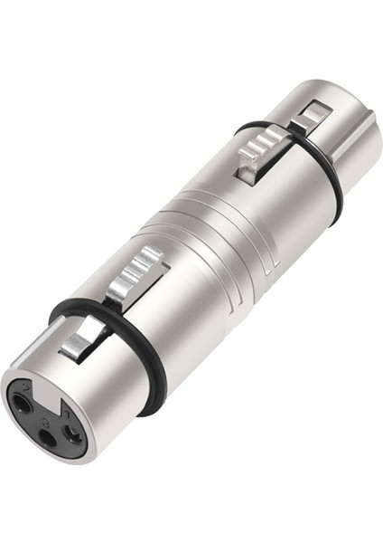 2 Paket Xlr Dişi Ila Dişi, 3 Pin Xlr Dişi - 3 Pin Xlr Dişi Cinsiyet Değiştirici Mikrofon, Stereo, Mixerr Için (Yurt Dışından) modelleri