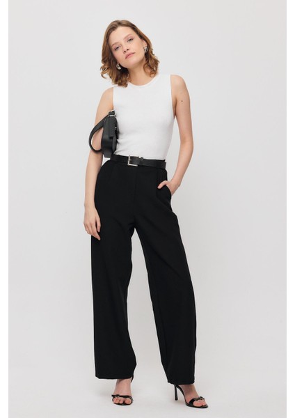 4003A Pens Detay Pantolon Siyah