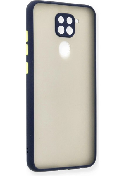 Xiaomi Redmi Note 9 Kılıf Montreal Silikon Kapak - Lacivert