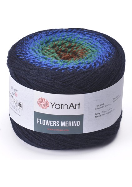 Flowers Merıno Örgü Ipi - 554 - 2'li Paket