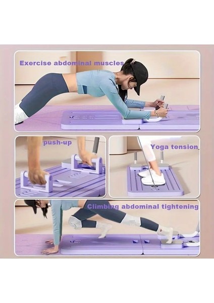 Pilates Tahtası – 8-In-1 Çok Fonksiyonlu Katlanabilir Reformer Board fırsatları