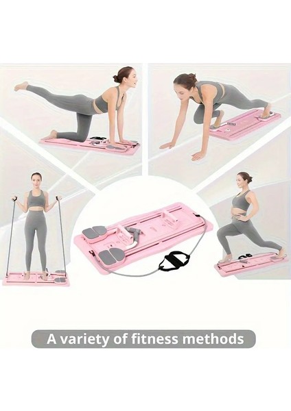 Pilates Tahtası – 8-In-1 Çok Fonksiyonlu Katlanabilir Reformer Board indirimleri