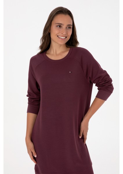 Kadın Plum Elbise (Örme) 50313438-VR177 fiyatları