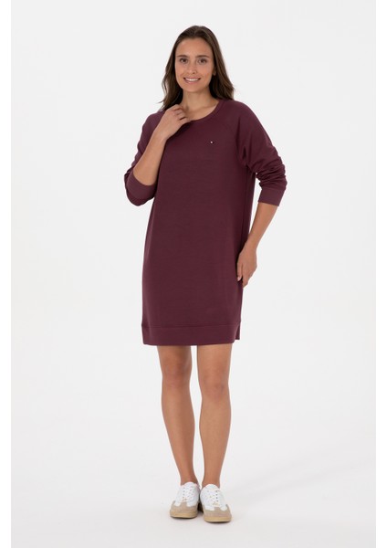 Kadın Plum Elbise (Örme) 50313438-VR177 modelleri