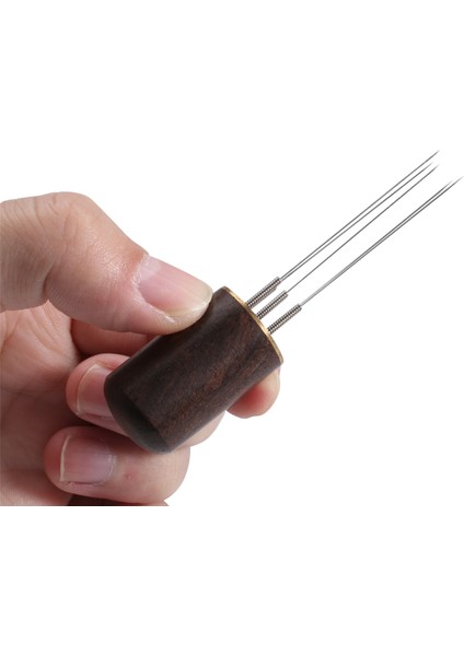 Kahve Tamper Paslanmaz Çelik Iğneler Espresso Tozu Karıştırıcı Dağıtıcı Düzleştirici Wdt Aletleri Kafe Karıştırma Aksesuarları B (Yurt Dışından)