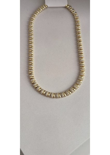 Altın Kaplama Özel Seri Modern Kolye 48CM Kararmaz 14K Rengindedir fiyatları