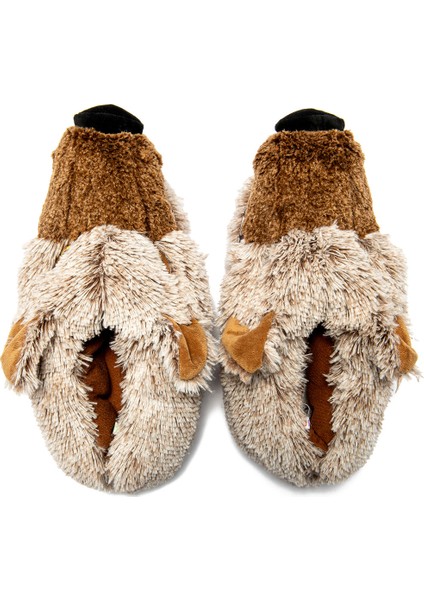 Kurt Erkek Hayvanlı Panduf Bej 41/46 modelleri