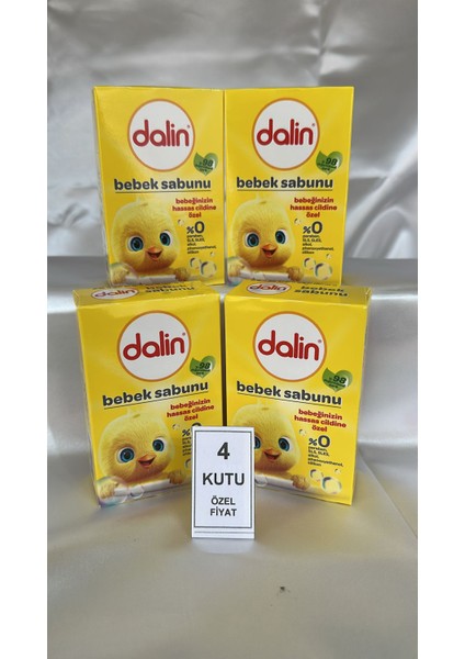 x 4 Adet Klasik Bebek Sabunu 100 gr