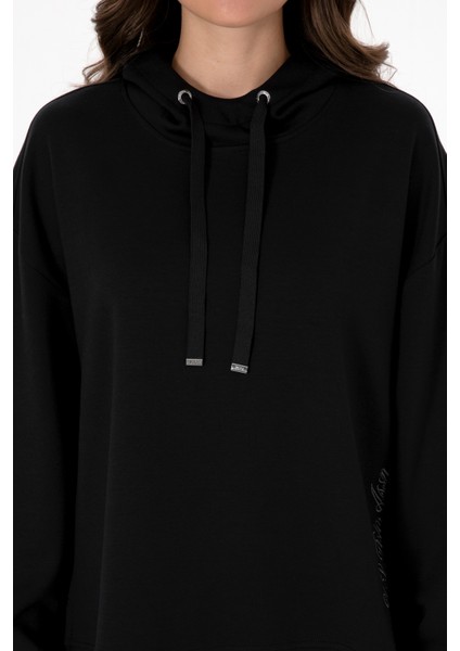 Kadın Siyah Sweatshirt 50313561-VR046