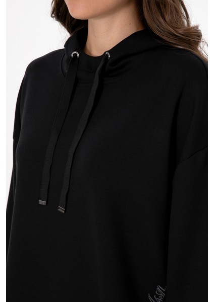 Kadın Siyah Sweatshirt 50313561-VR046