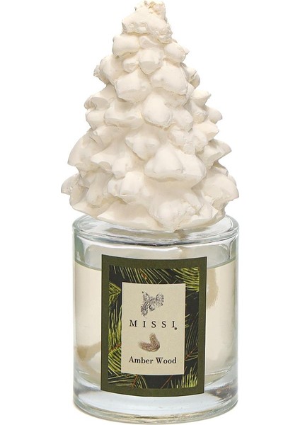 Yılbaşı 100 ml Çamağacı Seramik Taşlı Amber Wood Oda Kokusu