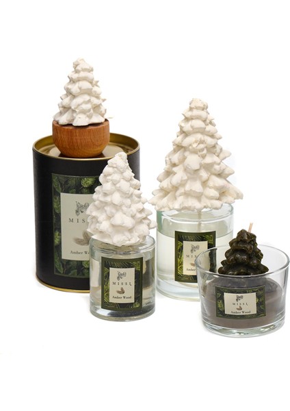Yılbaşı 100 ml Çamağacı Seramik Taşlı Amber Wood Oda Kokusu fiyatları