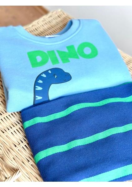 Barbosa Sweatshırt Coton Pantolon Eşortman Şık Dino 2 Li Pamuklu Şardonsuz Takım Erkek fırsatları