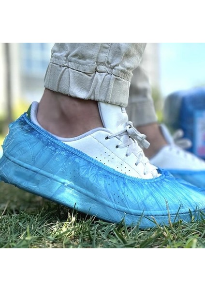 Kalın 20 Mikron Çift Lastik Galoş 1000 Adet