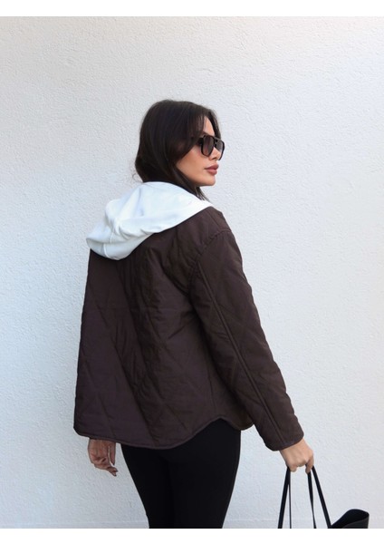 Kapitone Desenli Kapüşonlu Paraşüt Mont indirimleri