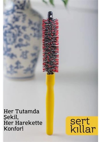 Modacar Yuvarlak Saç Fırçası – 24 cm x 2.3 cm | 2.1 mm Derinlik | Spiral Kıllı, Hacim ve Şekil Için