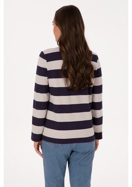 Kadın Mürdüm Sweatshirt 50314207-VR074 indirimleri