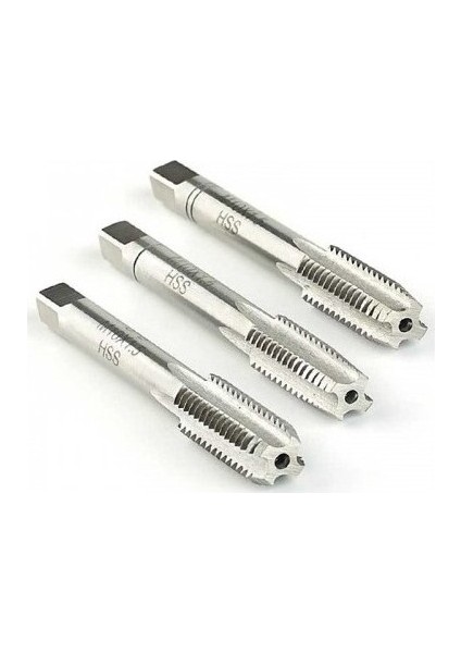 Hss 3'lü El Takım Kılavuzu DIN352 M12 x 1.75 mm