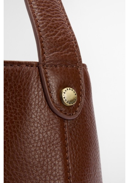 Cedar Deri Bucket Çanta BR11 Brown