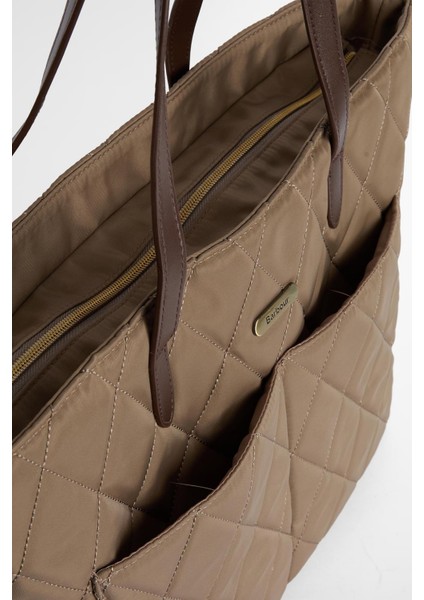 Quilted Tote Çanta SN31 Sand