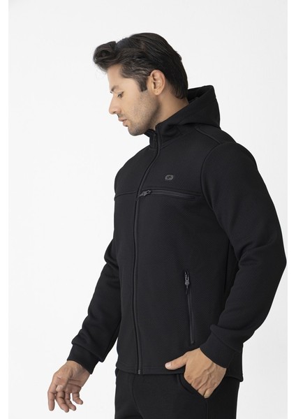 Erkek Kapüşonlu Sweatshirt Su Itici Kapüşonlu Sweatshirt Siyah Erkek Sweatshirt modelleri