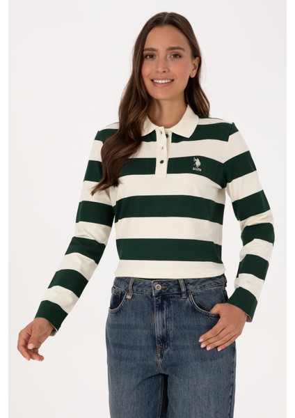 Kadın Koyu Yeşil Sweatshirt 50314207-VR079