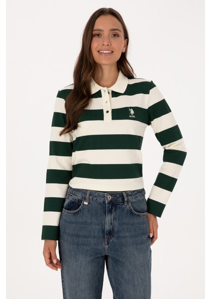 Kadın Koyu Yeşil Sweatshirt 50314207-VR079 modelleri