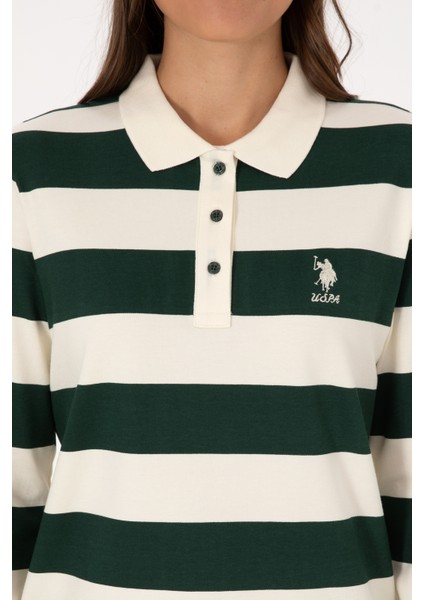 Kadın Koyu Yeşil Sweatshirt 50314207-VR079