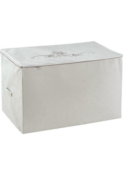 Çiçek Desen Baskılı Hurç - Gri - 64x41x35 cm modelleri