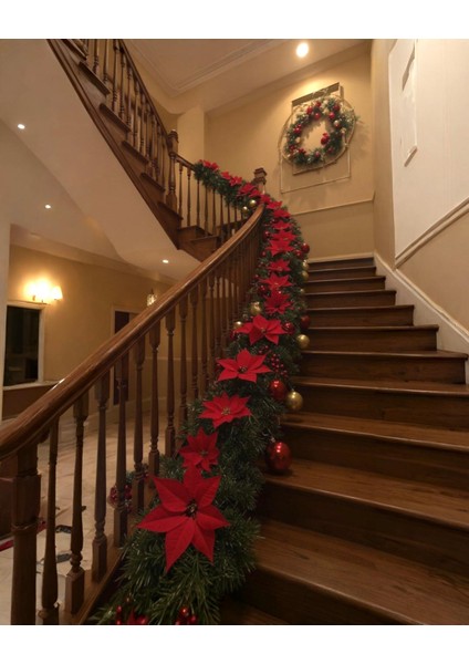 Yılbaşı Kendinden Süslü Çam Garland 230 cm 300 Dallı modelleri