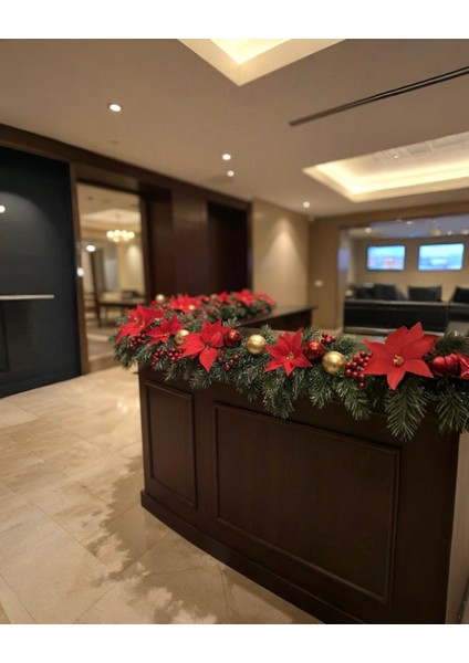 Yılbaşı Kendinden Süslü Çam Garland 230 cm 300 Dallı fırsatları