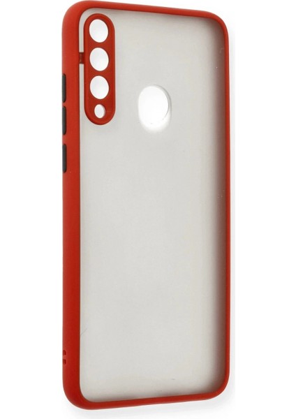 Huawei Y6P Kılıf Montreal Silikon Kapak - Kırmızı fiyatları