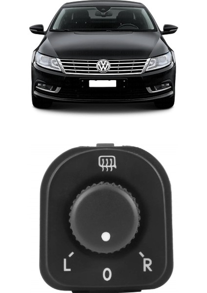 Vw Volkswagen Passat cc 2009-2012 Uyumlu Dış Dikiz Ayna Ayar Kumanda Düğmesi 1K0959565H