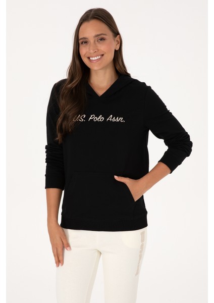 Kadın Siyah Sweatshirt 50313559-VR046